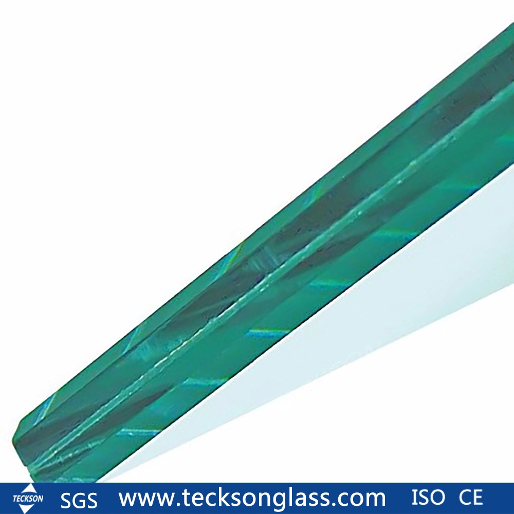 6.38mm 8.38mm PVB de colores de seguridad de vidrio laminado de seguridad