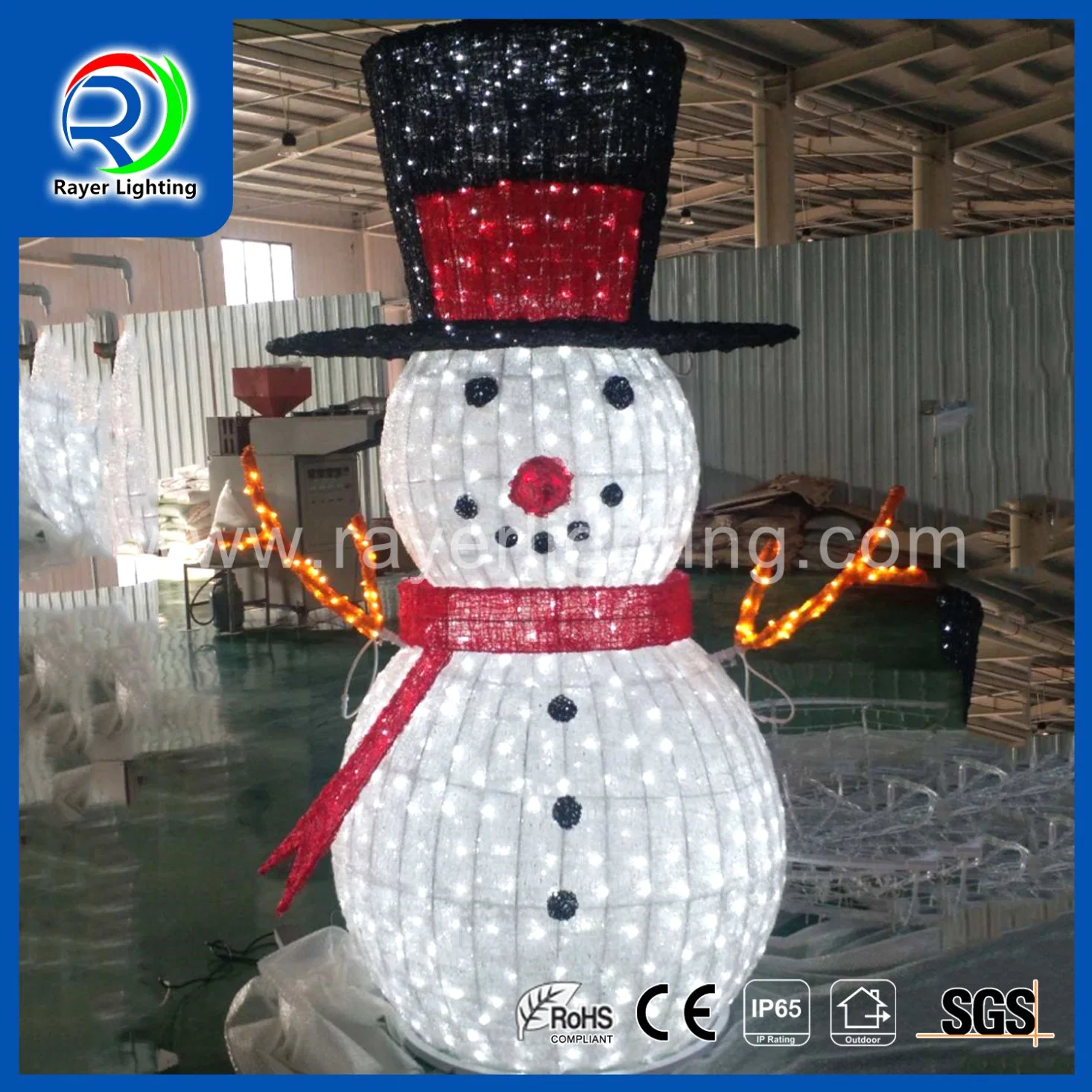 LED Motif Lighting Figures Event Center Decoration Santa Claus Hat