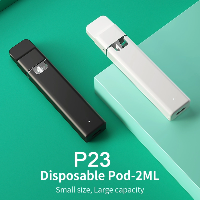 Réservoir de 2 ml de haute qualité pour l'huile Vape épais 350mAh rechargeables jetables Vape stylo vide