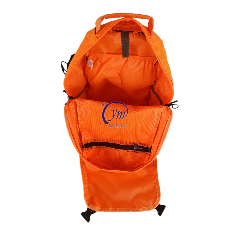 Visibilidade de alta segurança laranja trabalhar mochila Backpack Visibilidade Saco com a fita refletora