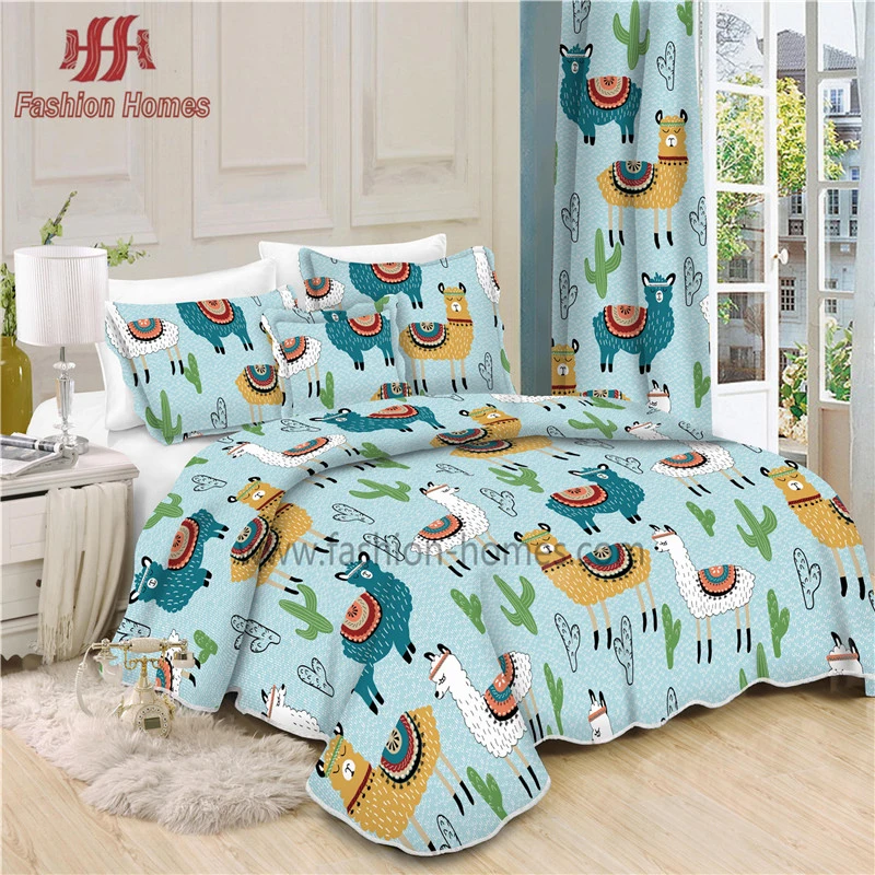 Microfiber Fashion Boy Printed Bedroom Curtain