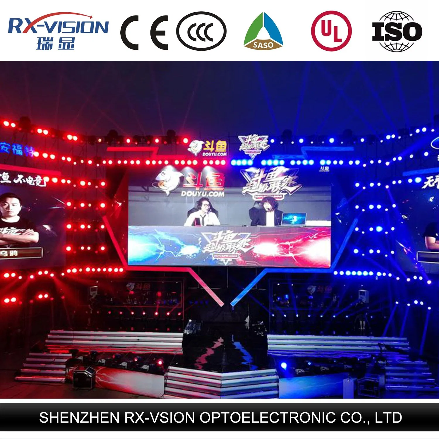 إعلانات LED خارجية داخلية P3.9 HD Video Performance Stage Rental Display Factory (شاشة العرض