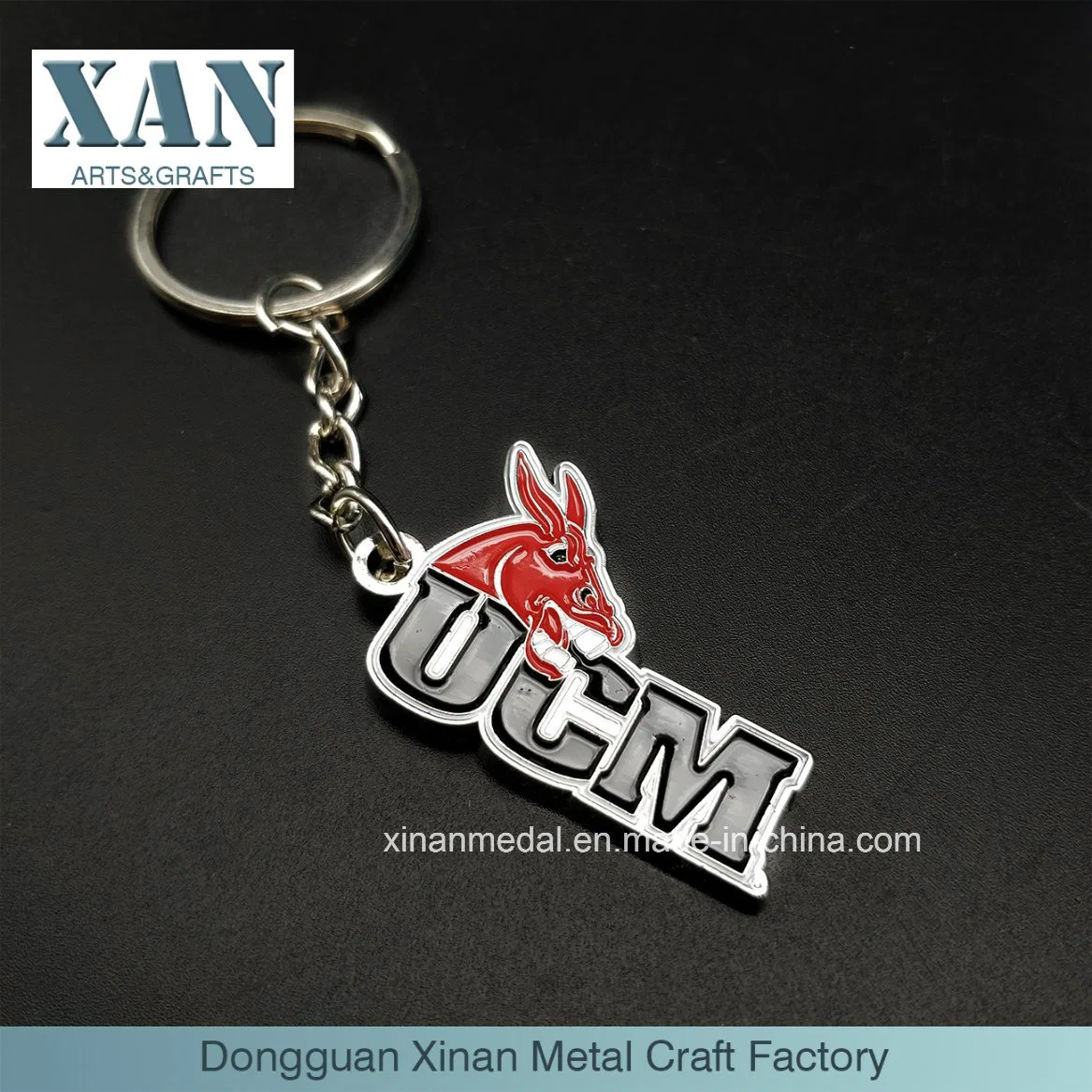 Factory Wholesale Price Metal Enamel Key Chain.