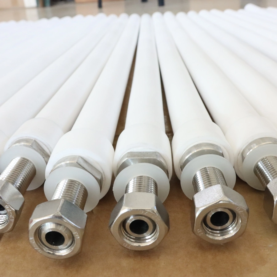 Dia 30/38/48/60/65mm Long 1000mm Tef Lon Sintered Microporous Rod Porous PTFE Tube for Gas Sensor Air Vent Diffuser