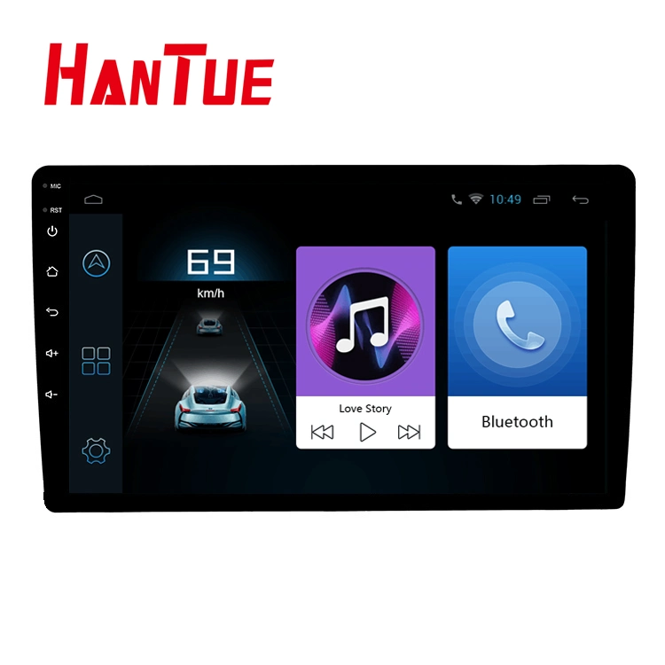 Android Car Stereo Double DIN 9/10.1 Inch Car Radio 2.5D HD Touchscreen IPS LCD MP5 Radio with Bluetooth GPS Support WiFi FM Radio Dual USB Mirror Link