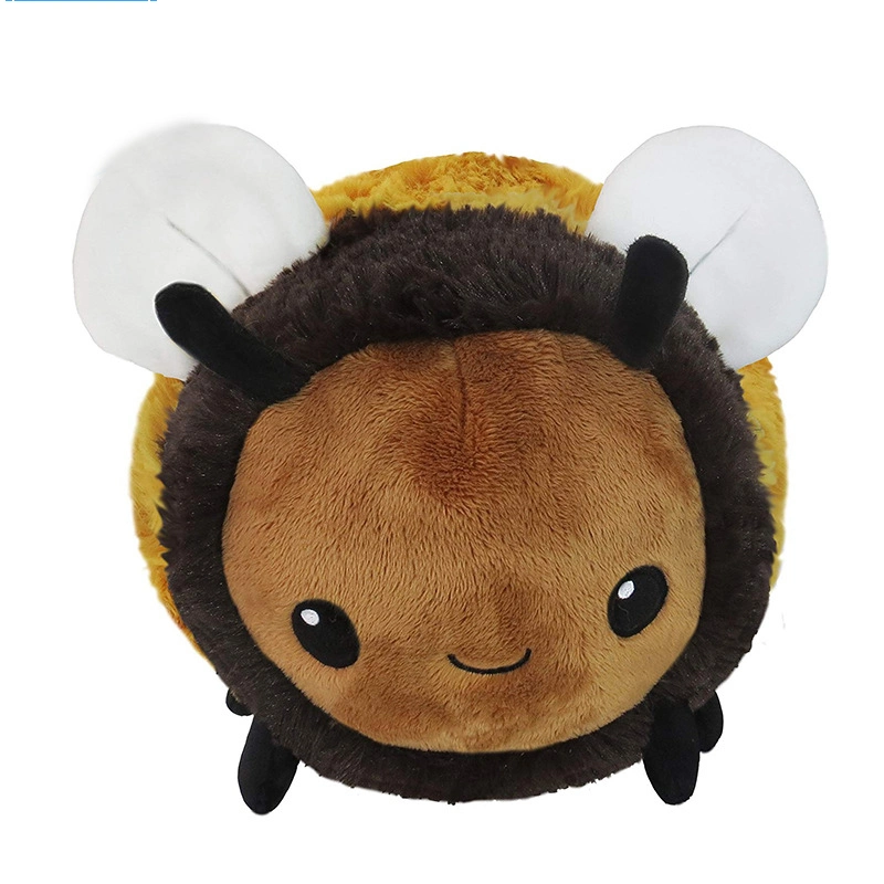 Cute Yellow Stuffed Bee Plush Toy Wholesale/Supplier Custom Logo Kids Plush Bumble Bee Soft Toy