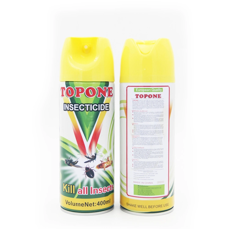 Topone Brand 400ml Hot Sale Pest Control Insecitcide Spray