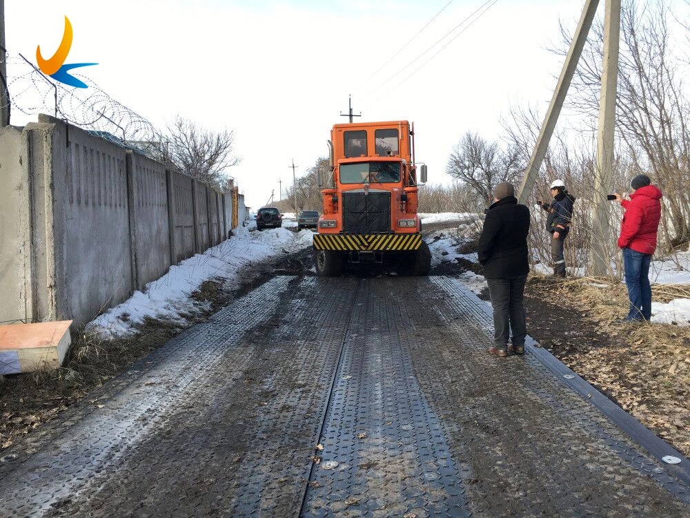 PE plástico compósito de intertravamento de óleo para campos petrolíferos Perfuraçaäo Mat