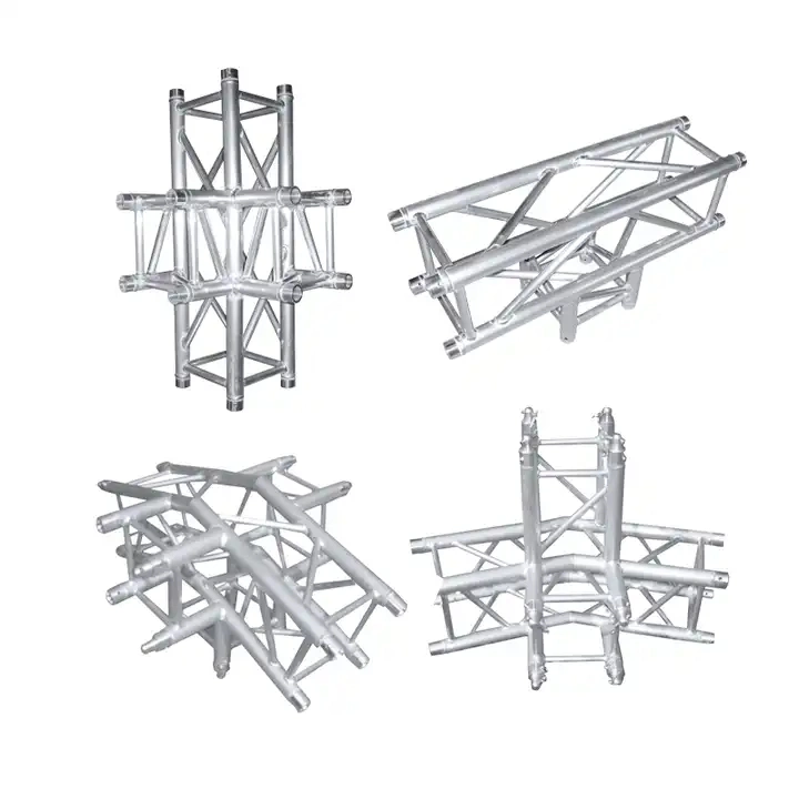 Portátil de aluminio de iluminación lateral de la etapa cuatro de la armadura de conectar los accesorios para eventos