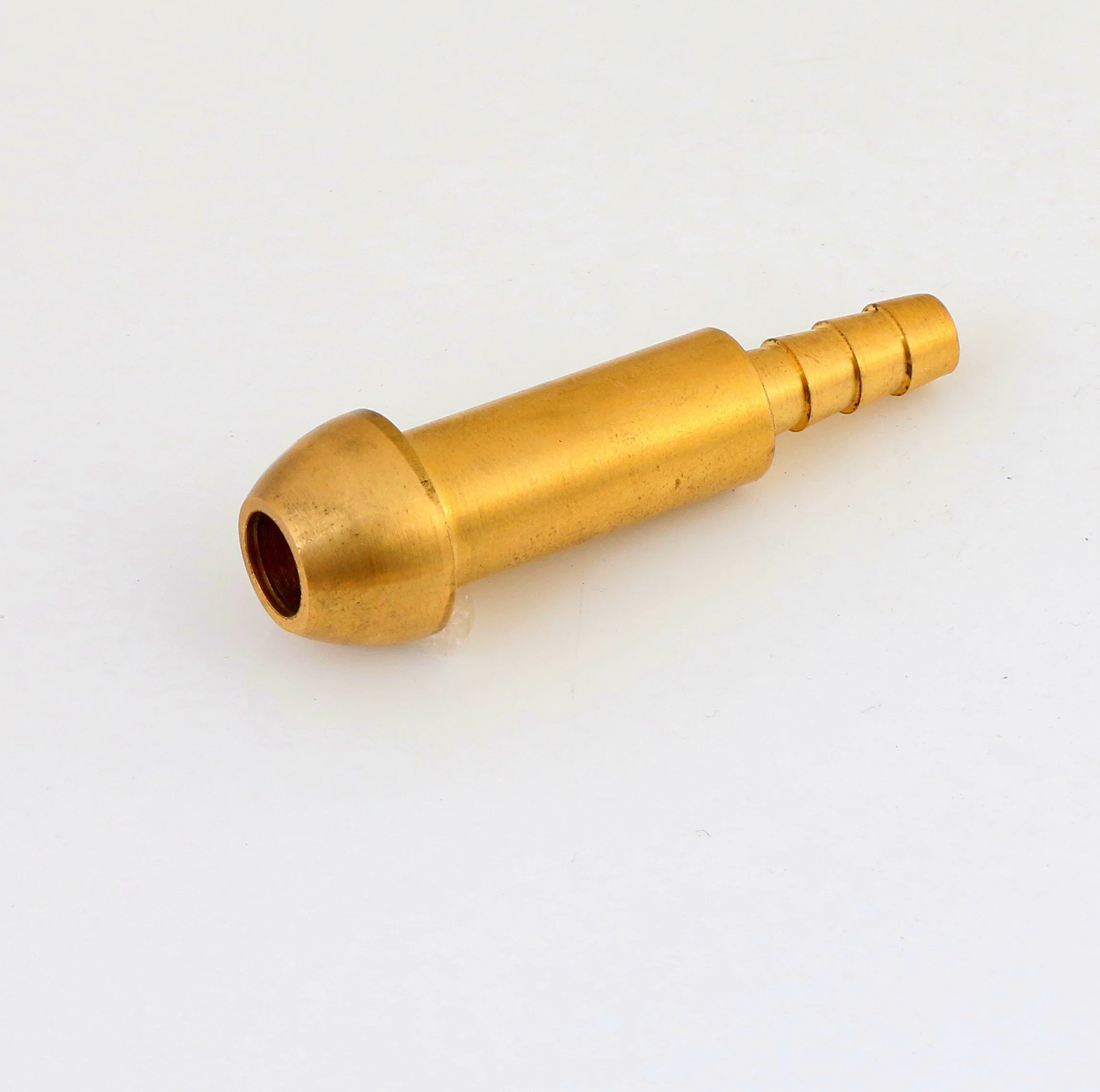 Brass Gas Pipe Compression Pipe Fittings Short Pol Hose End