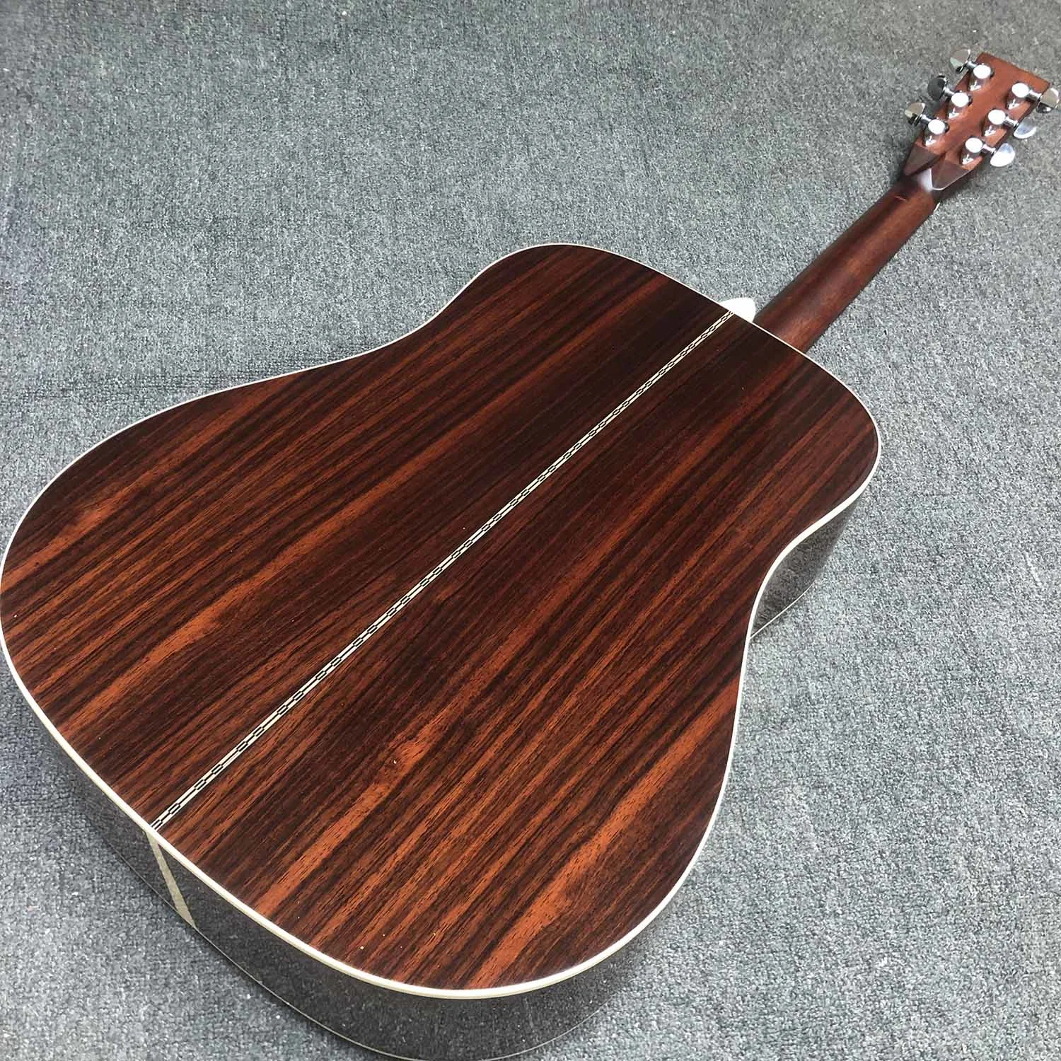 Custom 41 Inch Dreadnought 28s Classic Acoustic Guitar Rosewood Fingerboard Mahogany Neck