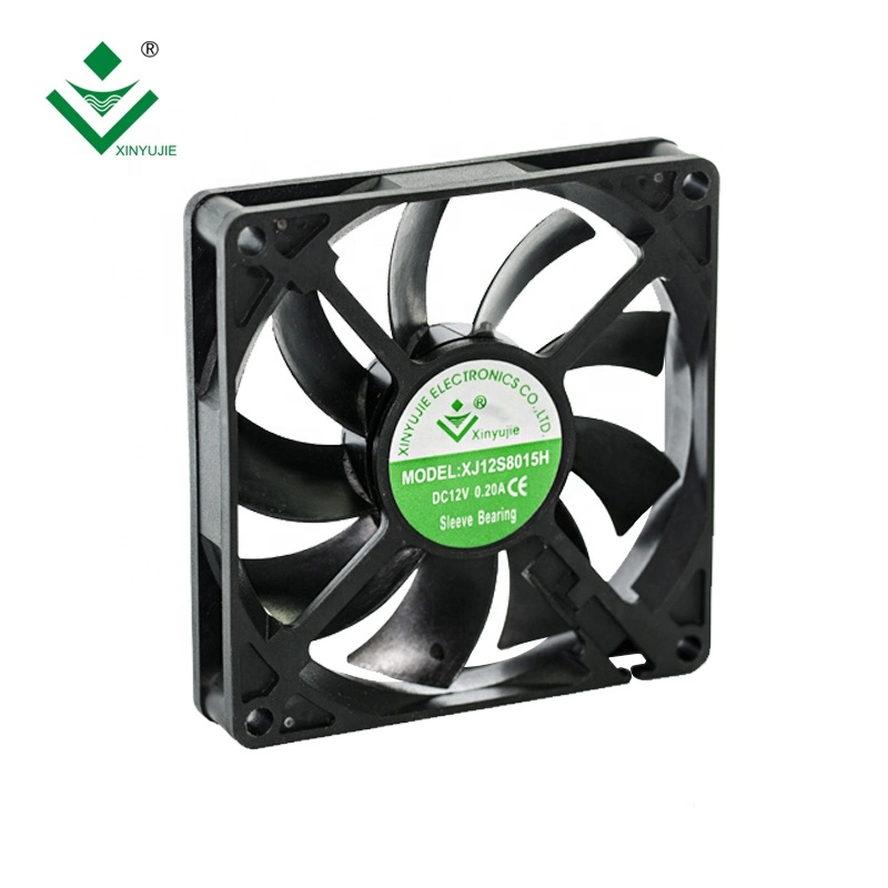 8015 12V DC Fan 80X80X15 8cm Inverter Computer Power Cabinet Cooling Fan Double Ball Bearing