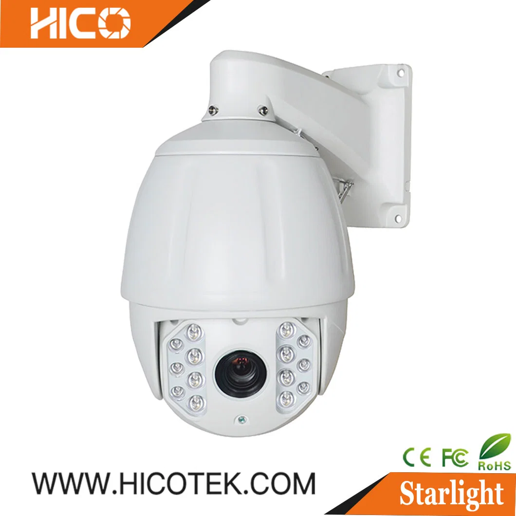 Hicotek Sony Sensor 36X Antifog Lighting Protection Surge Prevention Sea Salt Corrosion 2MP/5MP PTZ Dome Camera IR 150m