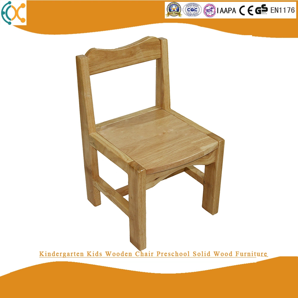 Kindergarten Kids Wooden Chair Preschool Solid Wood Furniture