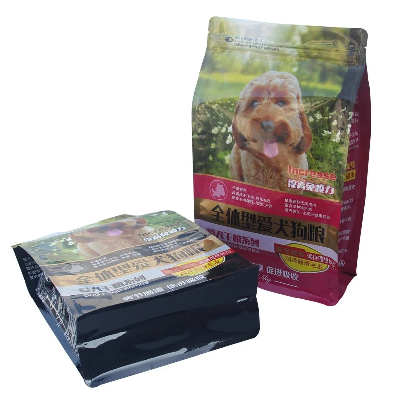 Soporte personalizado Pet Dog Food Ziplock aluminio Foil plástico Bolsa Mylar