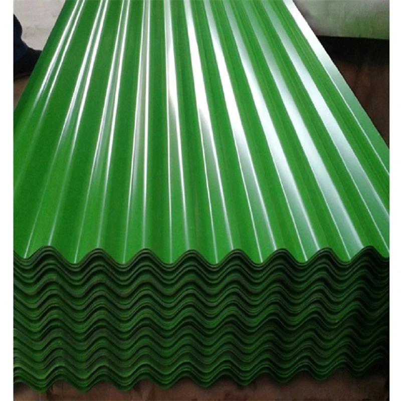 0.12mm 0.13mm 0.14mm 0.15mm Red Ral Color Coated Coating PPGI Galvanized Steel Corrugated Sheet for Roofing