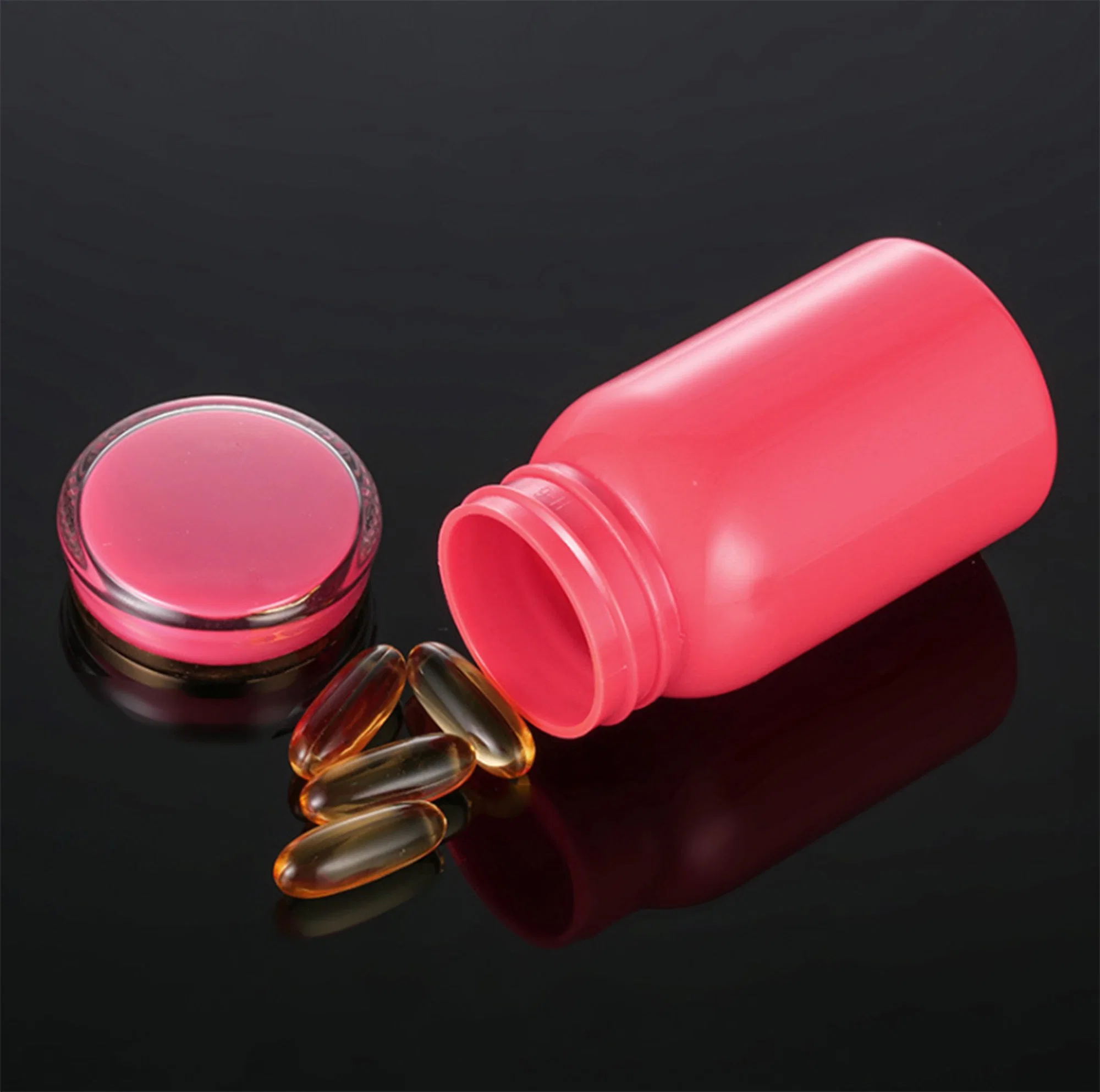 Width Mouth Plastic Medicine Container Pill Packer Bottle