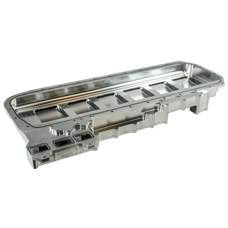 Factory Supply 5 Axis Machined Customized CNC Four Valve Engine Aluminum Oil Pan