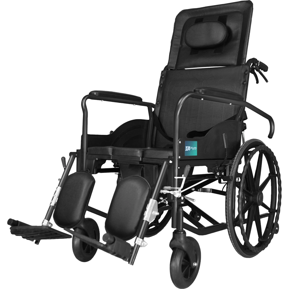 كرسي متحرك يدوي قابل للطي بطلاء خفيف الوزن طراز G6