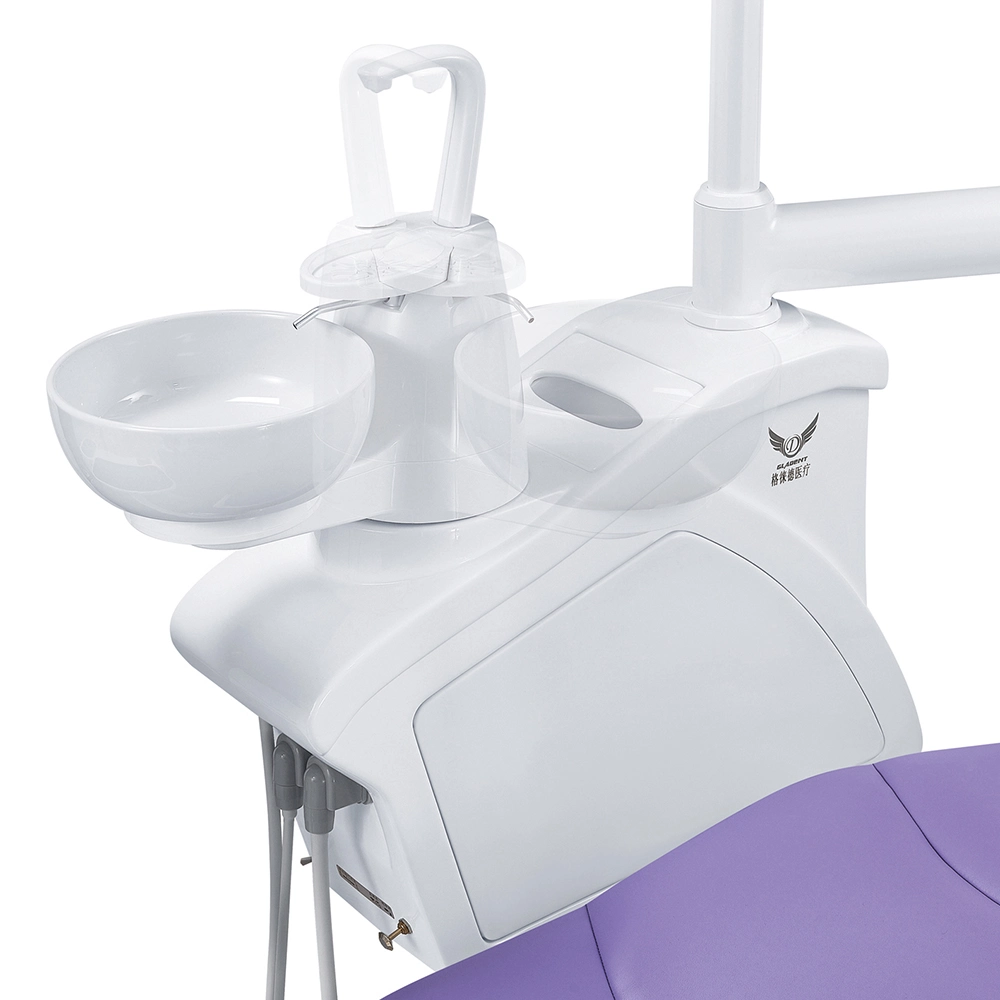 Unidad Dental de Cuero con Spitton Cerámica giratoria aprobada por ISO 13485