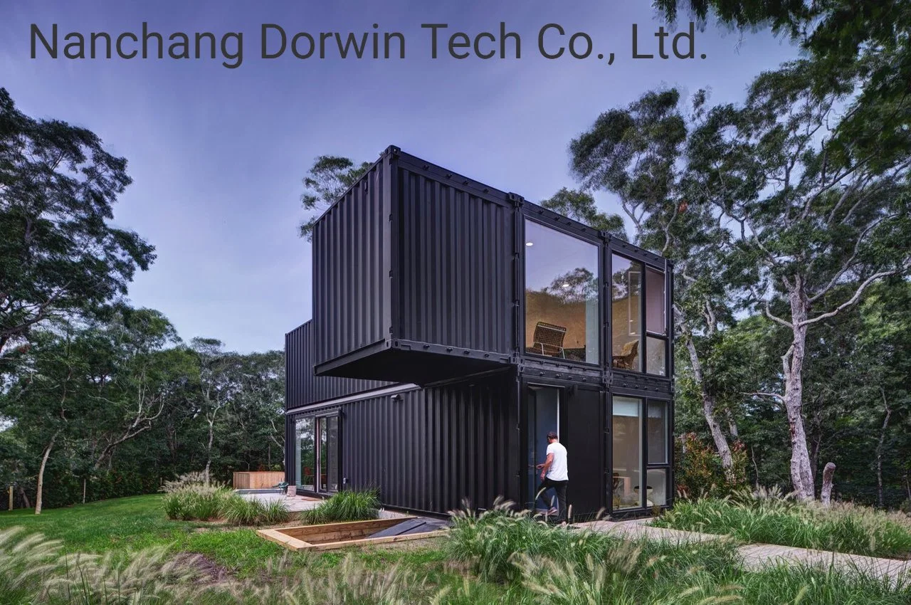 Solar Panel Powered Roof Steel Structure Apartment Prefabricated House Container Houses