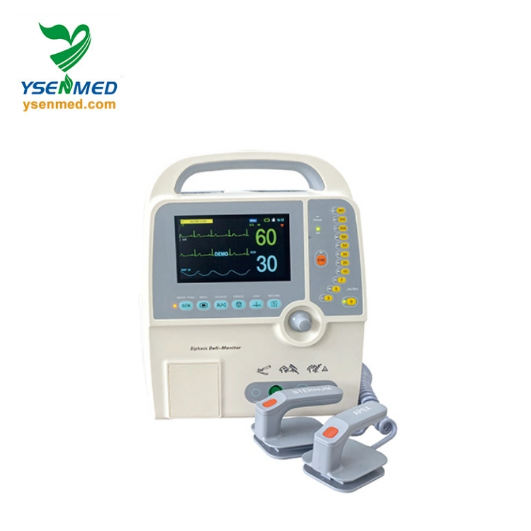 Medical Ys-9000d desfibrilador portátil monofásica