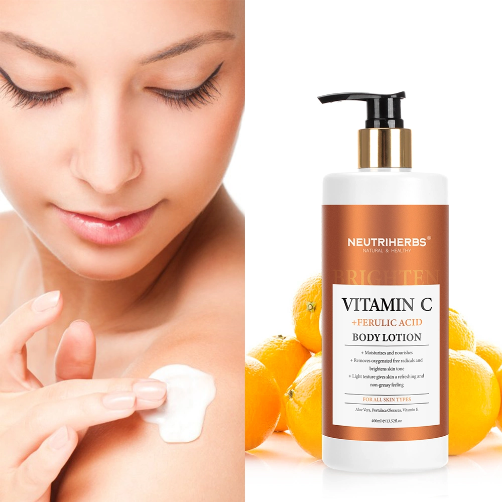 Skin Care Bright 400ml Vitamin C Body Lotion for African Skin