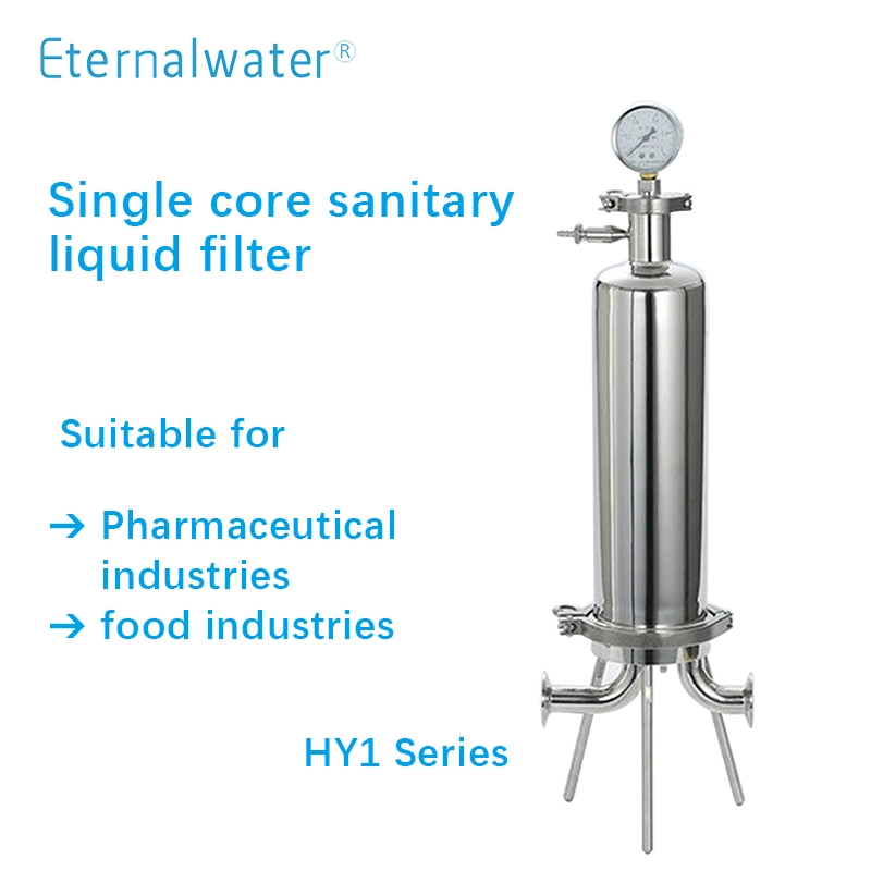 Stainless Steel 304/316L Multi-Round Filter Vessel/Filter Housing with Sanitary Electro-Polishing/Mechanical Polishing 20/30"