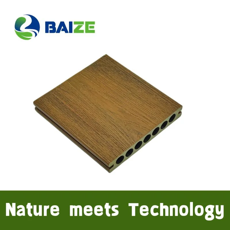 ASA Co-Extruded Waterproof WPC Decking Wood Plastic Composite Flooring