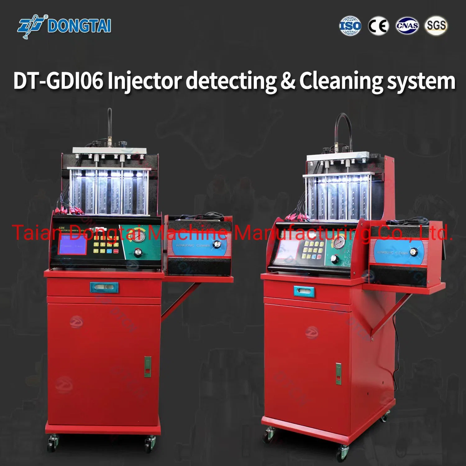 Dongtai Gdi06 Automatische Gasoline Direct &amp; Port Injection Tester für Benzin Auto Injektor Test und Ultraschall sauber Injektor Tester Und Reiniger