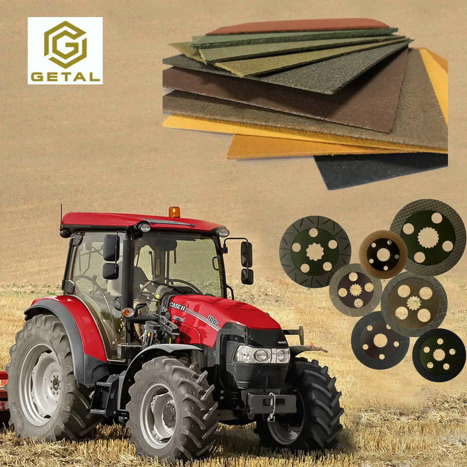 Wet Paper Based Friction Materials for Excavators Bulldozer Truck Clutch and Brake Plates