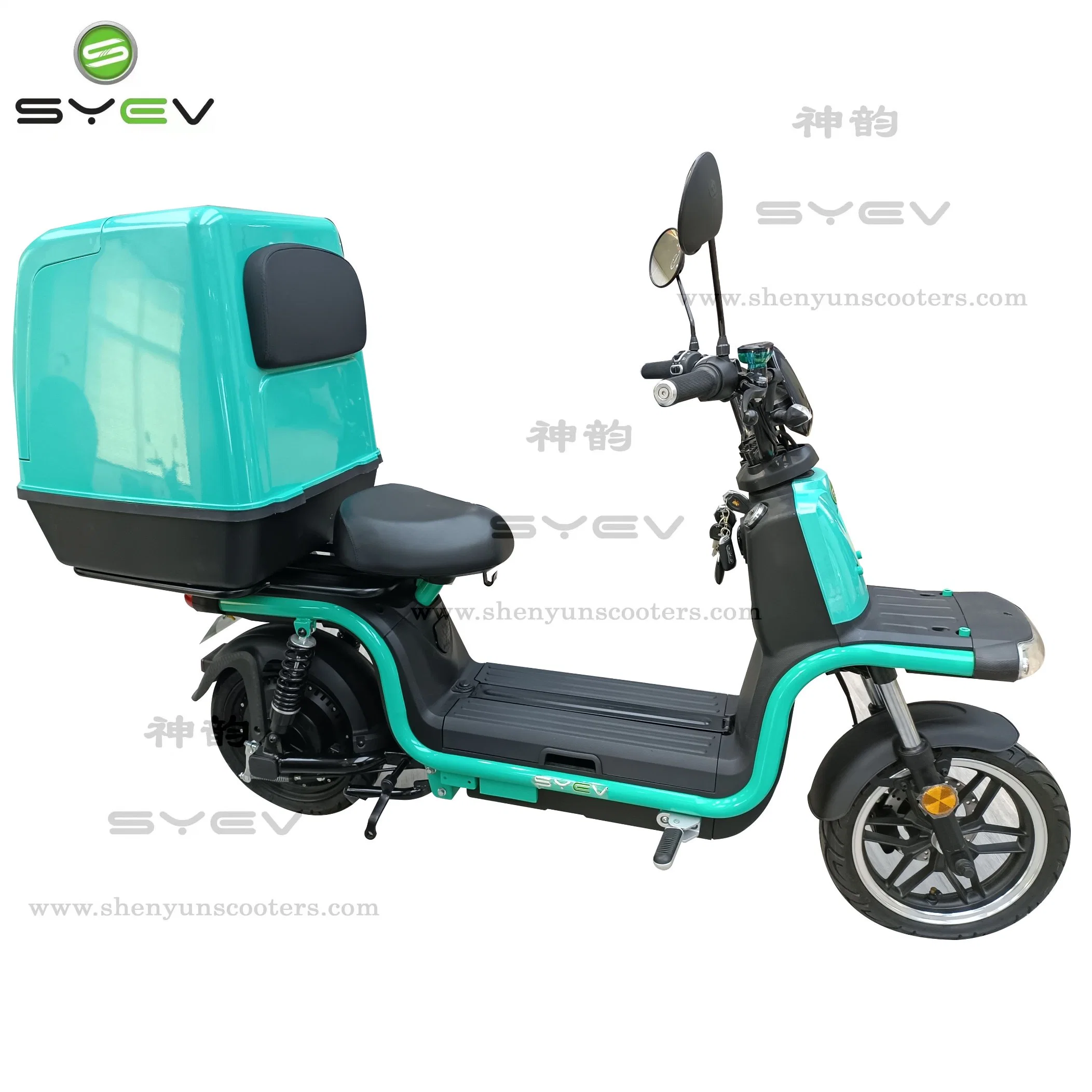 EEC Approved 2 Wheeler Electric Delivery Scooter with 60V 72V 1200W Motor