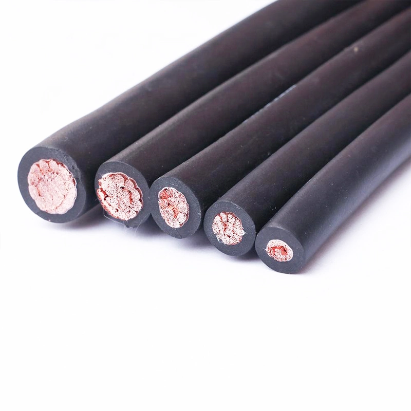 25mm 35mm2 Rubber Insulation Flexible Copper Power Battery Welding Cable