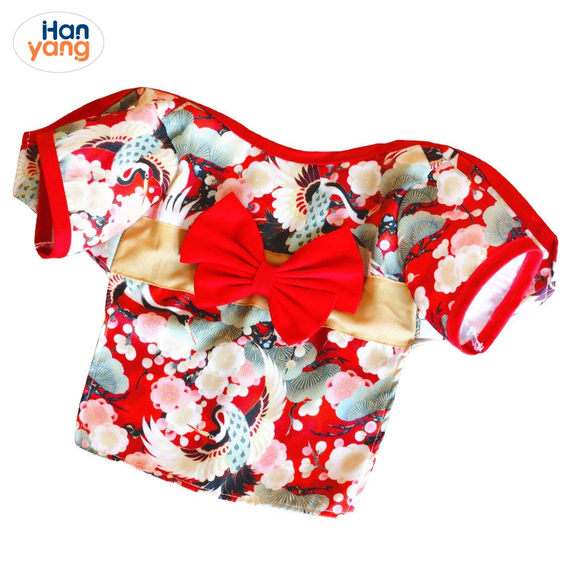 Hanyang 2023 Clothes Factory Wholesale/Supplier Japanese Kimono Pet Dog Clothes Spring Summer Comfortable Cute Clothes Pet Costume Cat Dog Apparel