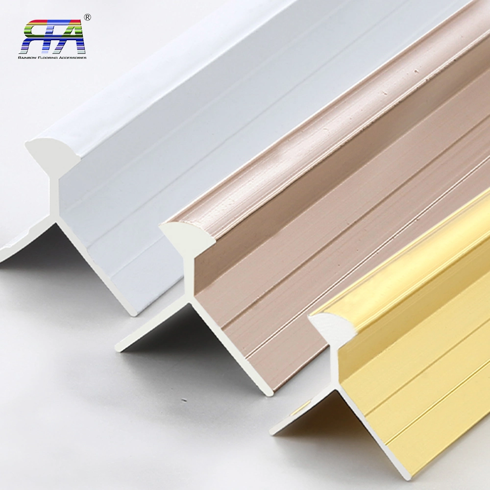 Aluminum Alloy Ceramic Tile External Corner Closing Strip Y Type External Corner Closing Strip Wall Tile Metal Edge Sealing Staircase Bread Edge Strip