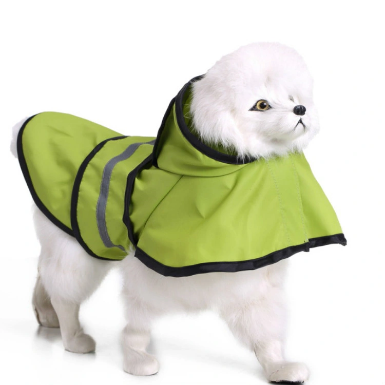 Hanyang Fashion Waterproof Pet Dog Rain Coat Dog Rain Jacket with Hood for Small Dogs