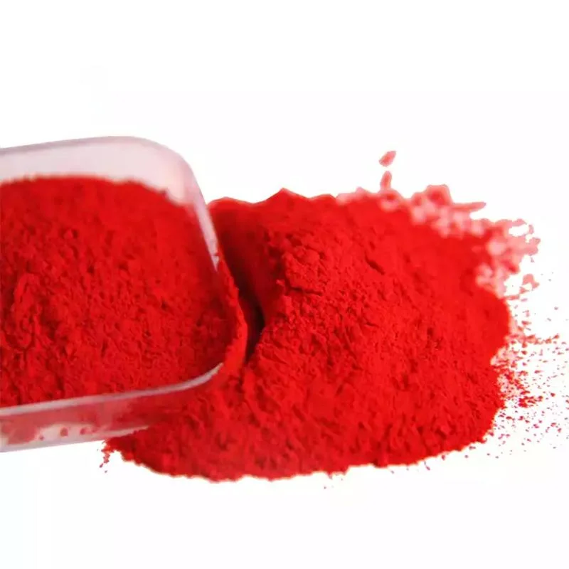 Colorante rojo orgánica para la impresión de envases de cuero