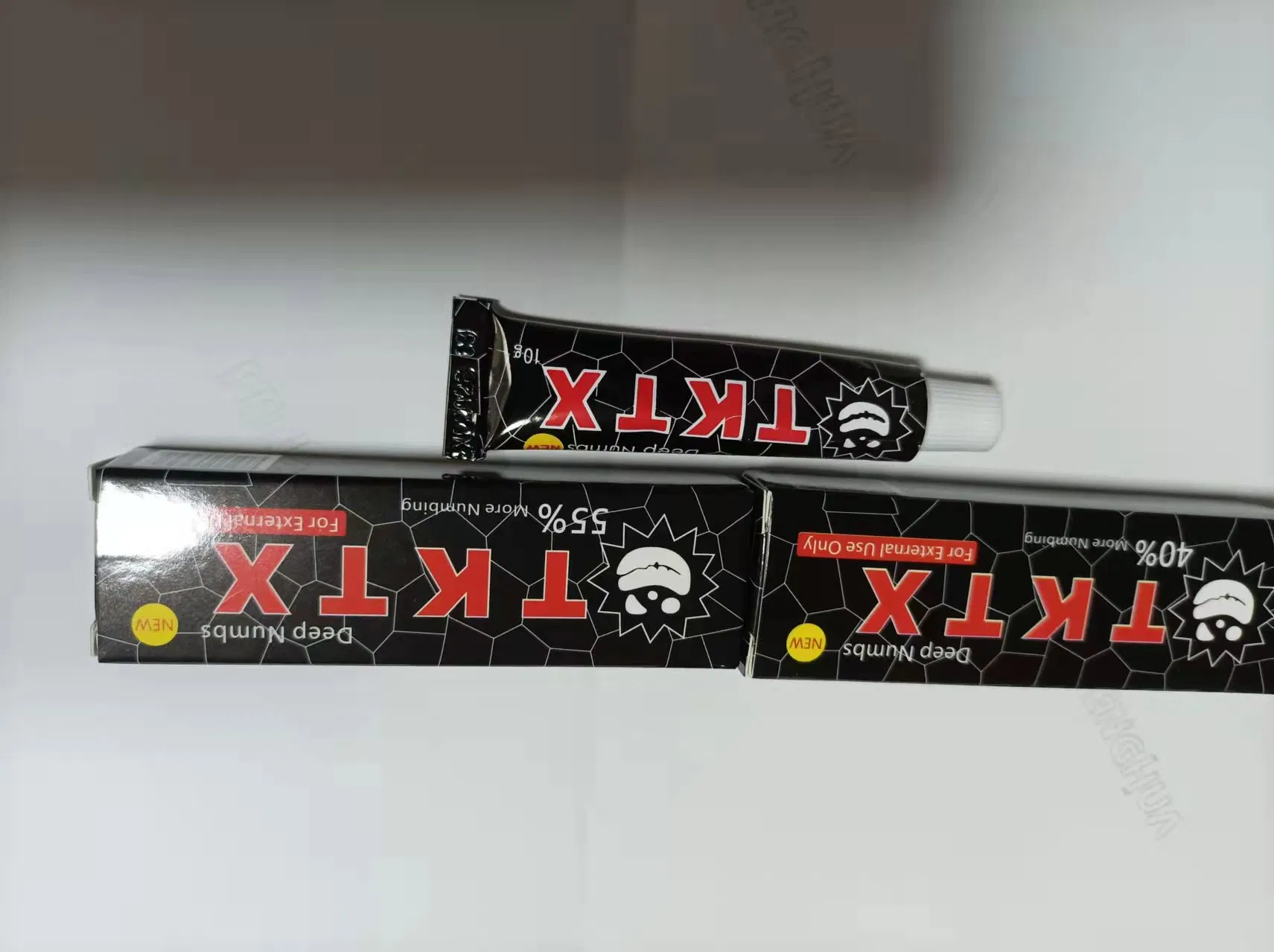 2023 Top Wholesale/Supplier OEM Factory Supplier 10g White Pink Color Real Tktx Numb Cream Deep Anesthetic Ointment Laser Tattoo Tktx Strong Numbing Cream