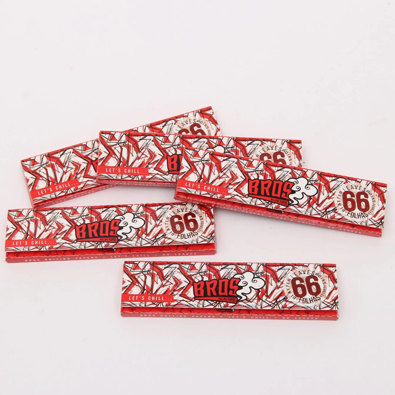 Dragon Bros Red Packing Rolling Paper with 66 Leaves for Smoking