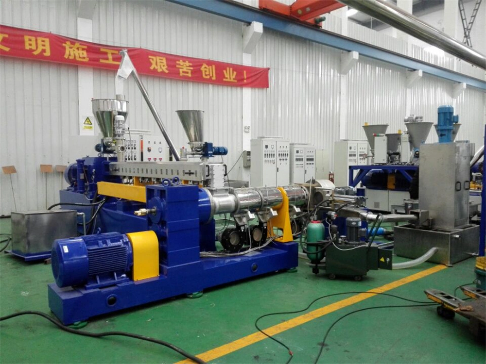 China Best Selling Twin Screw Glass Fiber Raw Material Plastic PP Machinery Extruder