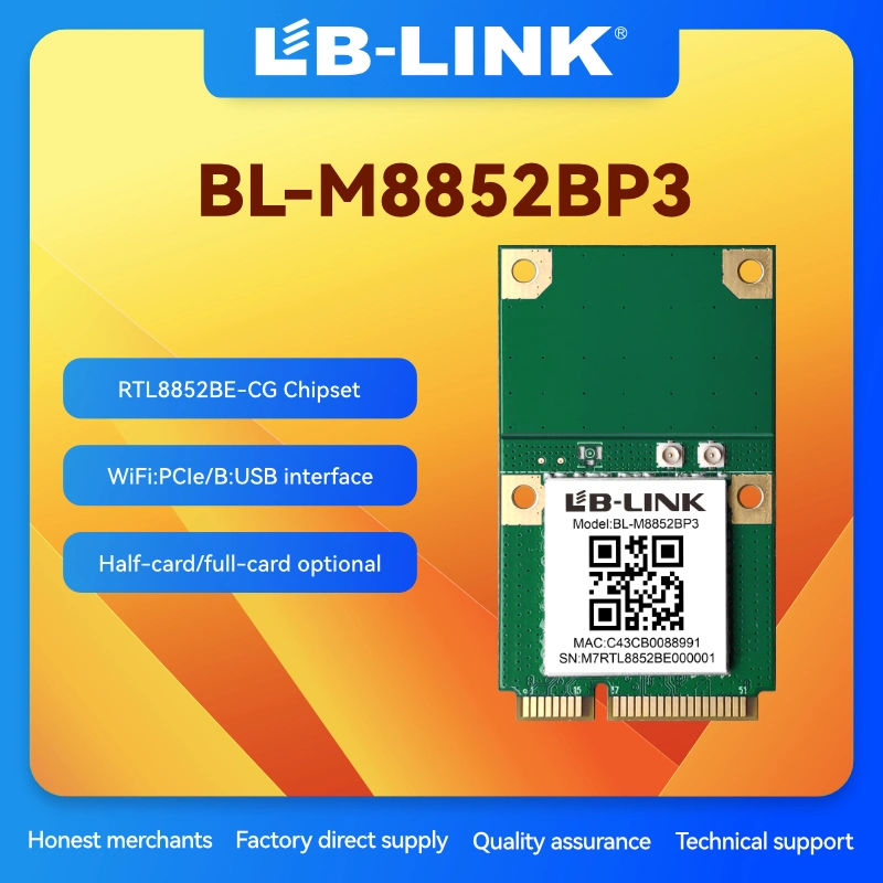 LB-LINK BL-M8852BP3 2T2R 802,11a/b/g/n/ac/ax WIFI6+B5,2 USB-Kombimodule