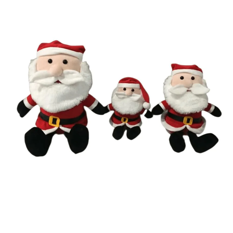 Children's Gifts Custom Christmas Decorations Funny Santa Claus Playing Plush Doll Xmas