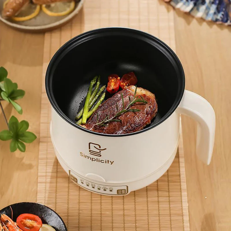 Electric Cooker Multifunctional Double Layer Noodle Cooker Electric Mini Cooking Pot