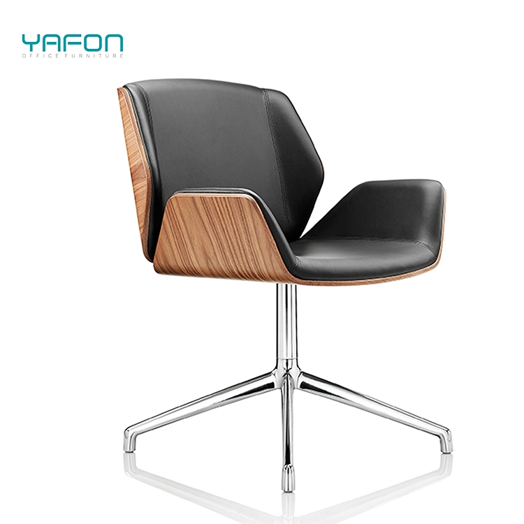 High quality/High cost performance Office Furniture Modern Solid Wood Legs Fabric Arm Chair Leisure Chair