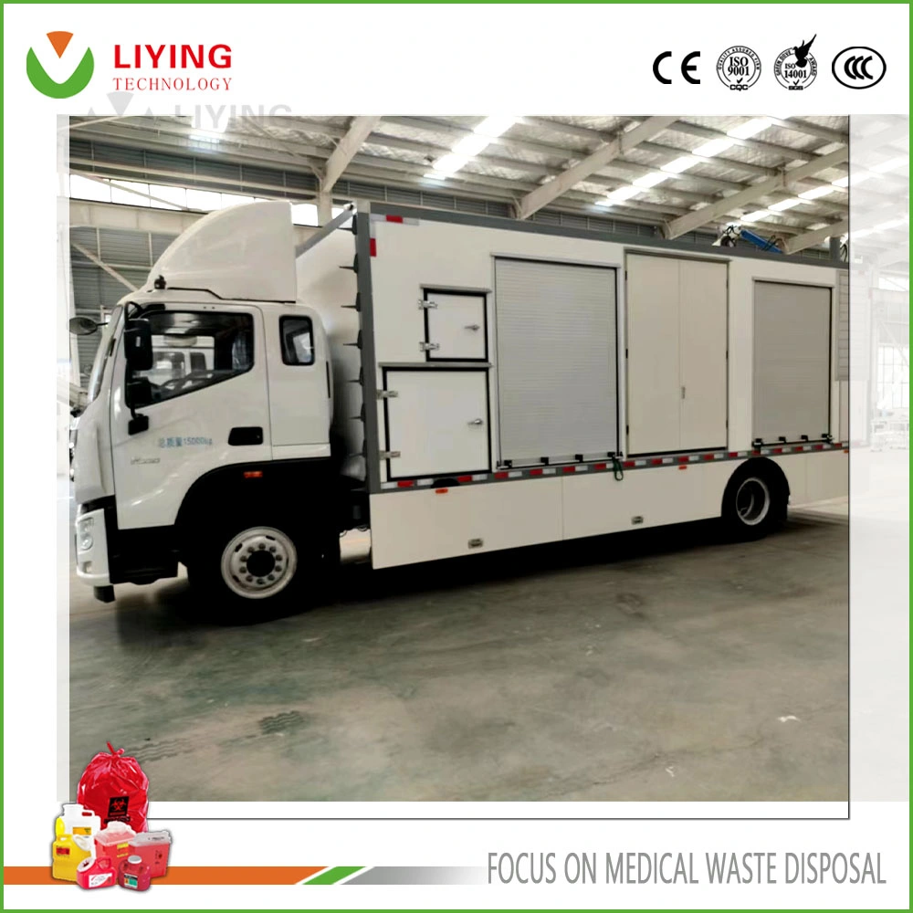 Medical Garbage Microwave Disinfection Disposal Equipment Vehicle