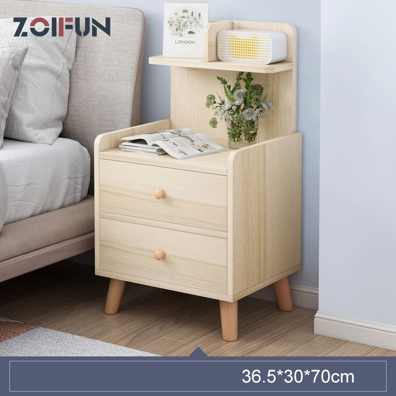 Wholesale Price Hotel Home Bedroom Furniture Bed Night Stands Nightstands Wooden Bedside Table Cabinet