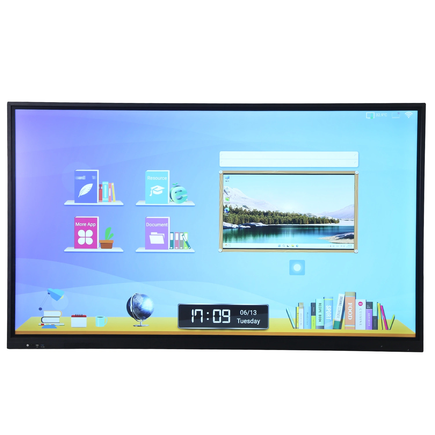 Cheap Price 65 Inch Touch Screen All in One Interactive LED Smart Whitboard