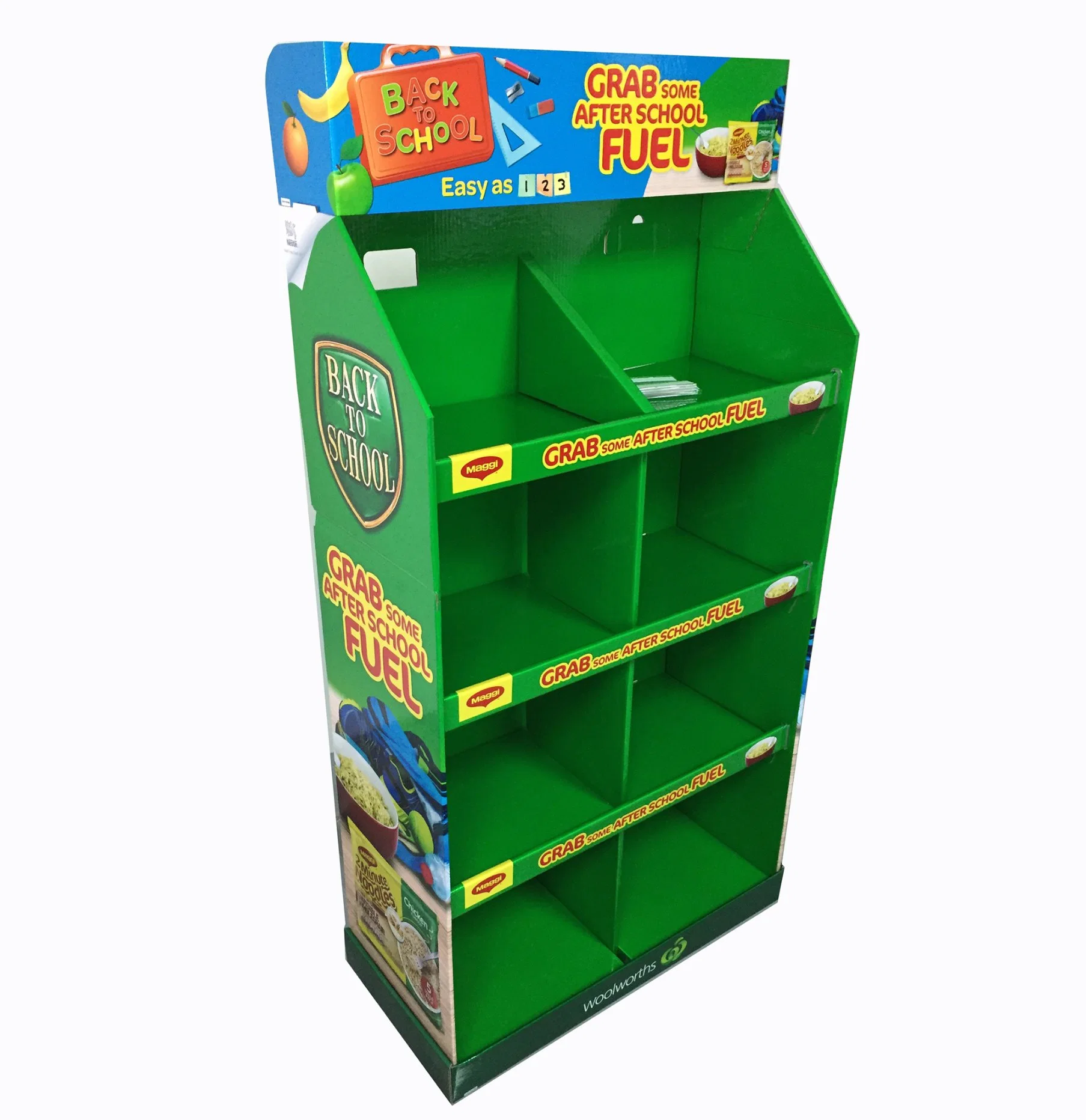 Store Pop POS Supermarket Display Cardboard Unit Paper Display Stand