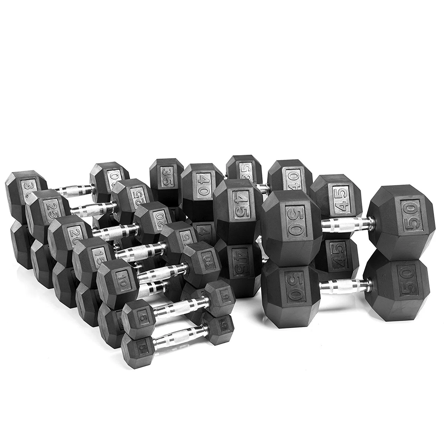 Weight Lifting Rubber Hex Dumbell 40kg 20 Kg 20kg Lbs