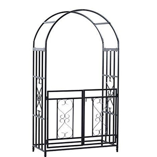 Hot Sale Ornamental Wrought Iron Garden Arch for Your Wedding